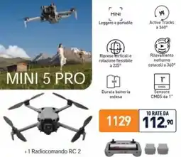 Unieuro dji MINI 5 PRO offerta