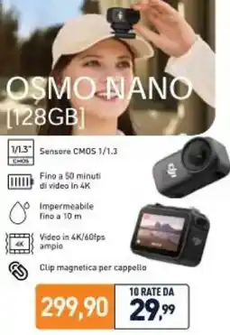 Unieuro dji OSMO NANO [128GB] offerta