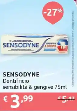 Ipersoap SENSODYNE Dentifricio sensibilità & gengive offerta