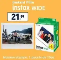 Unieuro Instant Film instax WIDE offerta