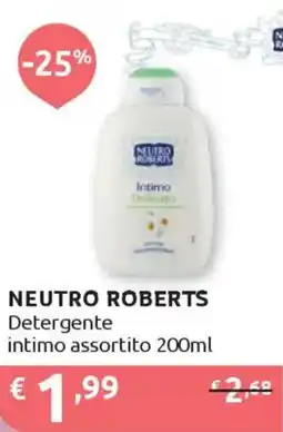 Ipersoap NEUTRO ROBERTS Detergente intimo offerta