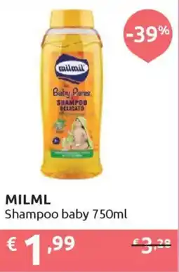 Ipersoap MILML Shampoo baby offerta