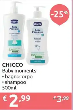 Ipersoap CHICCO Baby moments offerta
