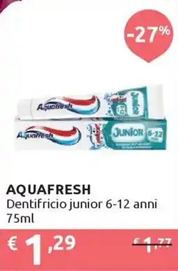 Ipersoap AQUAFRESH Dentifricio junior 6-12 anni offerta