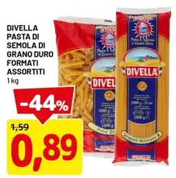 DPiù Divella pasta di semola di grano duro offerta