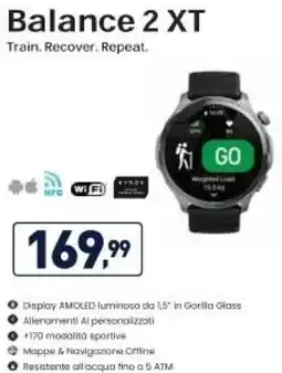 Unieuro amazfit Balance 2 XT offerta