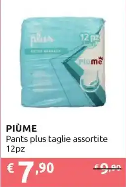 Ipersoap PIÙME Pants plus 12pz offerta