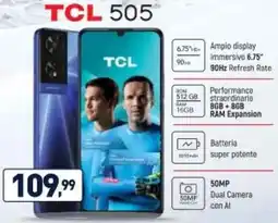 Unieuro TCL 505 offerta