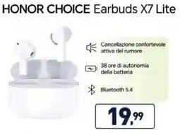 Unieuro HONOR CHOICE Earbuds X7 Lite offerta