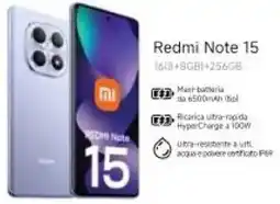 Unieuro Redmi Note 15 offerta