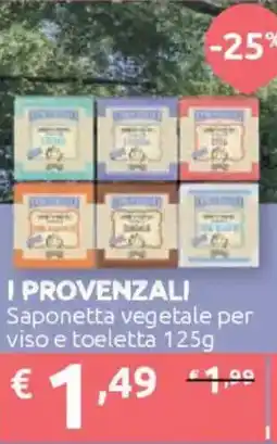 Ipersoap I PROVENZALI Gel detergente biologico Saponetta vegetale per viso e toeletta offerta