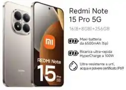 Unieuro Redmi Note 15 Pro 5G offerta