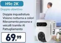 Unieuro EZVIZ H9c 2K Doppio obiettivo offerta