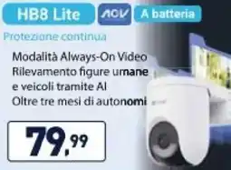 Unieuro EZVIZ HB8 Lite Protezione continua offerta