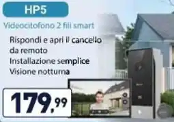 Unieuro EZVIZ HP5 Videocitofono 2 fill smart offerta