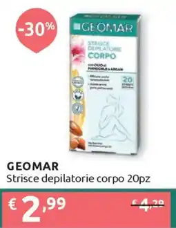 Ipersoap GEOMAR Strisce depilatorie corpo 20pz offerta