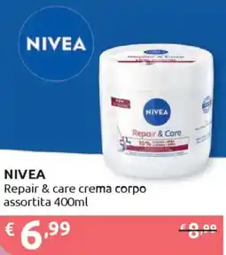 Ipersoap NIVEA Repair & care crema corpo offerta
