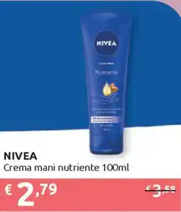 Ipersoap NIVEA Crema mani nutriente offerta