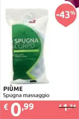 Ipersoap PIÙME Spugna massaggio offerta