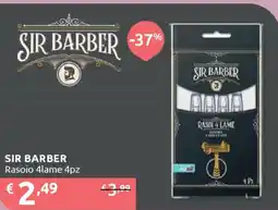 Ipersoap SIR BARBER Rasoio 4lame 4pz offerta
