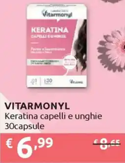 Ipersoap VITARMONYL Keratina capelli e unghie 30capsule offerta