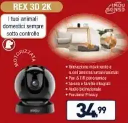 Unieuro IMOU REX 3D 2K offerta