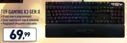 Unieuro TUF GAMING K3 GEN II offerta