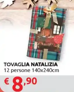 Ipersoap Tovaglia natalizia 12 persone offerta