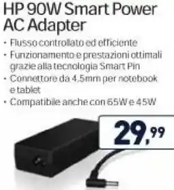 Unieuro HP 90W Smart Power AC Adapter offerta
