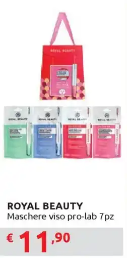Ipersoap ROYAL BEAUTY Maschere viso pro-lab 7pz offerta