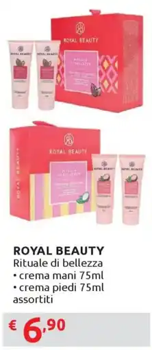 Ipersoap ROYAL BEAUTY rituale di bellezza crema mani - crema piedi offerta