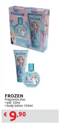 Ipersoap FROZEN Fragrance duo edt - body lotion offerta