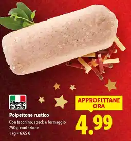 Lidl Polpettone rustico offerta