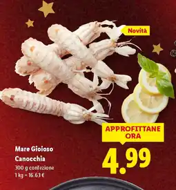 Lidl Mare Gioioso Canocchia offerta