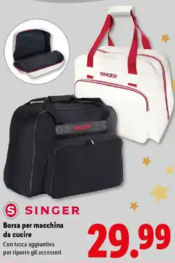 Lidl SINGER Borsa per macchina da cucire offerta