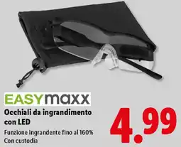 Lidl EASYmaxx Occhiali da ingrandimento con LED offerta