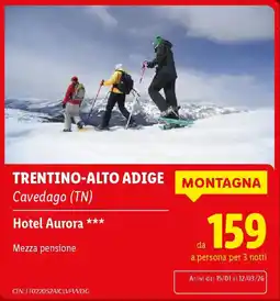 Lidl TRENTINO-ALTO ADIGE Hotel Aurora offerta