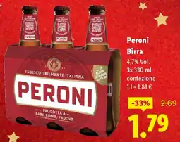 Lidl Peroni Birra offerta