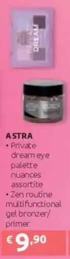 Ipersoap ASTRA Private dream eye palette offerta