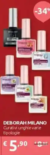 Ipersoap DEBORAH MILANO Curativi unghie offerta