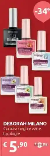 DEBORAH MILANO Curativi unghie