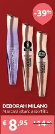 Ipersoap DEBORAH MILANO Mascara istant offerta