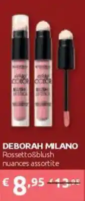 Ipersoap DEBORAH MILANO Rossetto&blush offerta