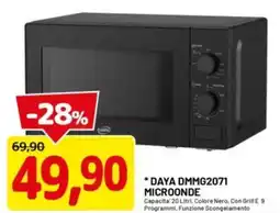 DPiù DAYA Dmmg2071 microonde offerta