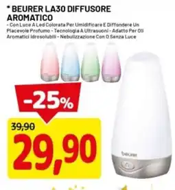 DPiù BEURER LA30 DIFFUSORE AROMATICO offerta