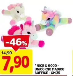 DPiù Nice & good - unicorno magico soffice offerta
