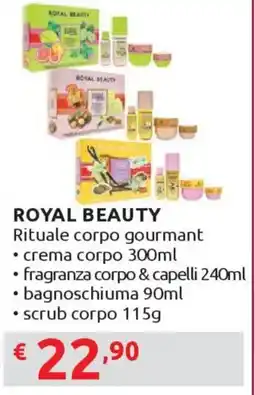 Ipersoap ROYAL BEAUTY Rituale corpo gourmant offerta