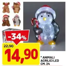 DPiù ANIMALI ACRILICI LED offerta