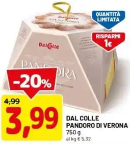 DPiù DAL COLLE Pandoro di verona offerta