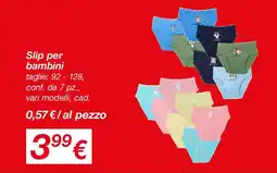 KiK Slip per bambini offerta